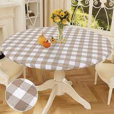 Smiry Round Table Cloth Cover Elastic