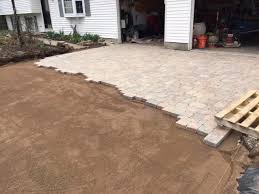 Thin Pavers Over Concrete Installation