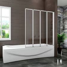 4 Fold Folding Bath Shower Screen
