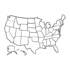 The united states of america is a vast country in north america about half the size of russia and about the same size as china. Free Vector Doodle Usa Map