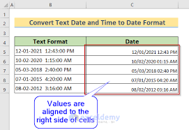 how to convert text date and time to