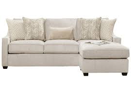 saint charles cream chaise sleeper sofa