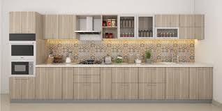 This floor plan produces the kitchen's work triangle. Straight Modular Kitchen Buy Straight Modular Kitchen Online In India At Best Prices Modular Kitchens Pepperfry