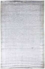 handloom dark grey silk rug 5 x 8
