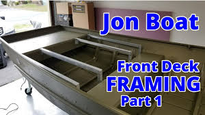 jon boat front deck aluminum framing