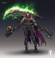 Envy | Darksiders Wiki | Fandom | Fantasy character design, Darksiders 3,  Darksiders horsemen