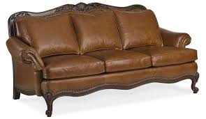 Chestnut Brown Leather Sofa