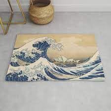 the great wave sydney rug by lidra