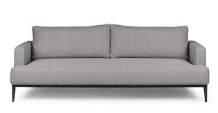 stratus gray fabric sofa bed