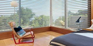 window shades with landscape views