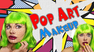 pop art easy comic book makeup tutorial