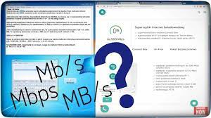 How to convert Megabits to MegaBytes when choosing an Internet offer -  guide - YouTube