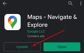 why google maps is not showing the