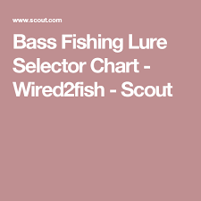Bass Fishing Lure Selector Chart Wired2fish Scout