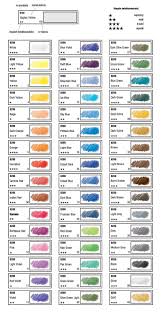 Koh I Noor Wax Aquarell Colour Chart 728 X 1417 Paints I