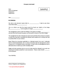 18 printable dismissal letter for