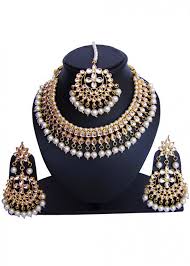 kundan bridal necklace set jewelry