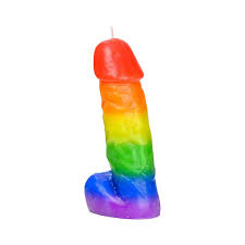 Henai Family Candle Ornament Simulation Funny Rainbow Dick Penis Candle for  Birthday Party Decoration clean : Amazon.co.uk