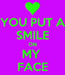 smile on my face poster caitlin
