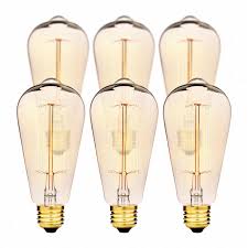 China Hudson Lighting Vintage Antique Style Edison Bulb 4 Pack St64 Squirrel Cage Filament 230 Lumens Dimmable China Edison Bulbs Vintage Lamps