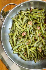 green beans with onions and bacon