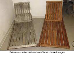 refinish teak furniture outdoor