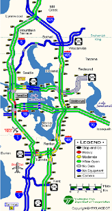 map of the seattle freeway network