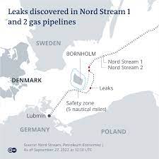 Nord Stream pipeline leaks ...