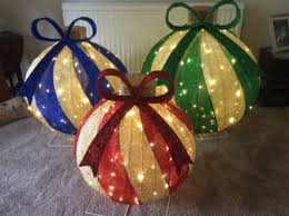 6 sets large christmas pop up ornaments
