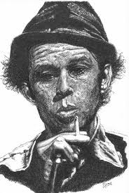 Tom Waits Portrait – Zoe Humphries