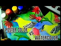 Watercolor Vs Poster Colour