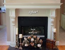 Great Room Fireplace Mantel With