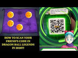 Dragon ball legends qr codes 2021. How To Scan Your Friend Code In Dragon Ball Legends 2020 Youtube