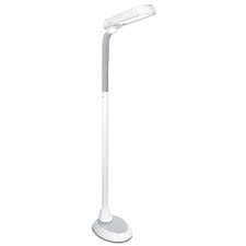 Ottlite 45 50 In 24 Watt Refresh White Floor Lamp 823wg4 Ffp The Home Depot
