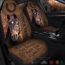 Horse Personalized Car Seat Cover