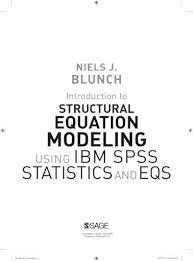 structural equation modeling using ibm