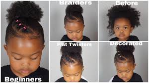 Little girls with lovely, natural hair can rock the bunned hairstyles like no other. Quick Easy Toddler Natural Hairstyles Beginner Friendly To Advanced Youtube