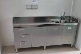 modular stainless steel kitchen cabinet