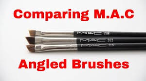 mac cosmetics small angle brushes