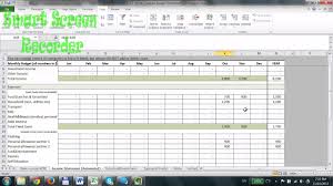 How To Use Free Household Budget Spreadsheet In Excel Youtube
