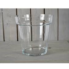 Large Glass Clear Flower Orchid Pot