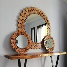 Wood Wall Mirror Rustic Mirror Wall