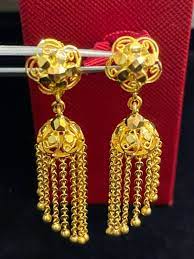 ethnic jhumki stud earrings
