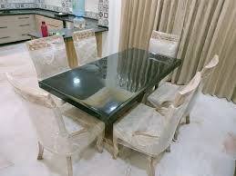 Square Dining Table With Glass Top And