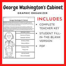 English tenses (active voice) ex. George Washington S Cabinet Graphic Organizer By William Pulgarin
