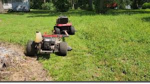 homemade pull behind mower you