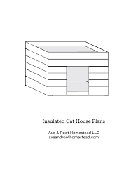 Free Insulated Cat House Plans