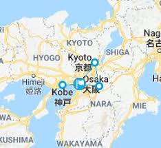 This map was created by a user. Osaka Kobe Kyoto Japan