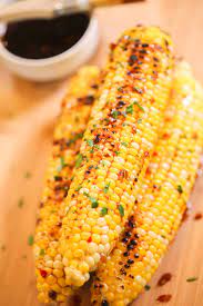Easy Asian Corn On The Cob With Garlic Soy Glaze Recipe gambar png