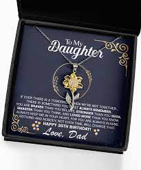 30th birthday necklace gift with